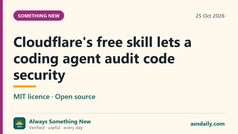 Cloudflare security-audit-skill: skill for coding-agent security audits